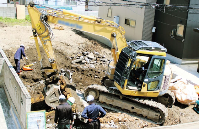 大分県内の土木工事